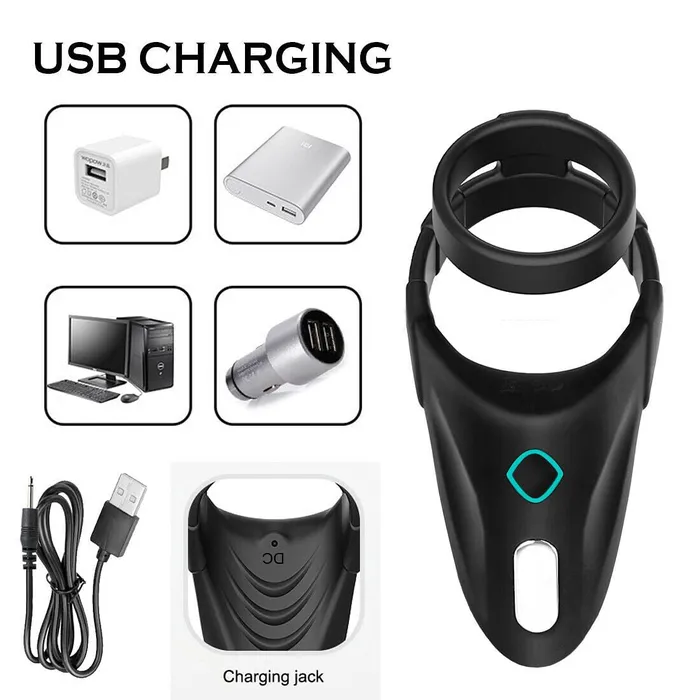 Yourlovelychoices Powerful Vibrating Penis Ball Vibrator | Male Sex Toys