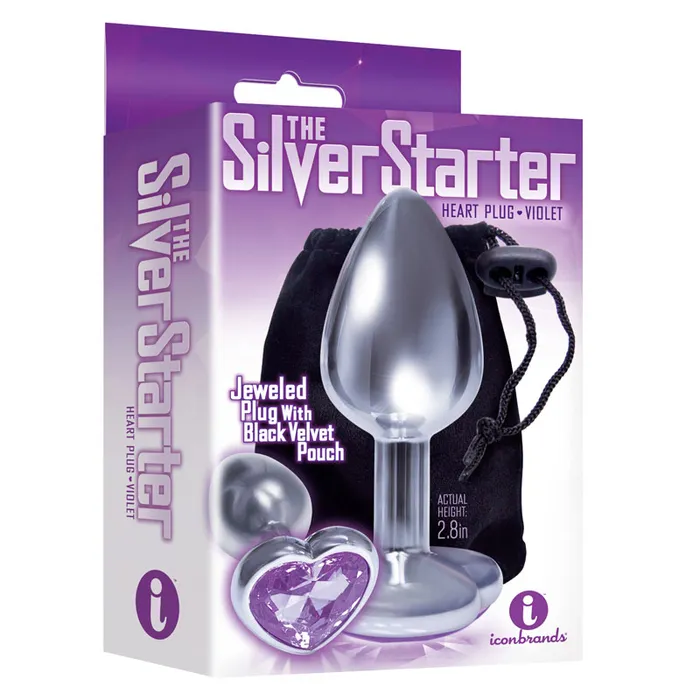 Anal | Icon Brand The 9s The Silver Starter Bejeweled Stainless Steel Plug