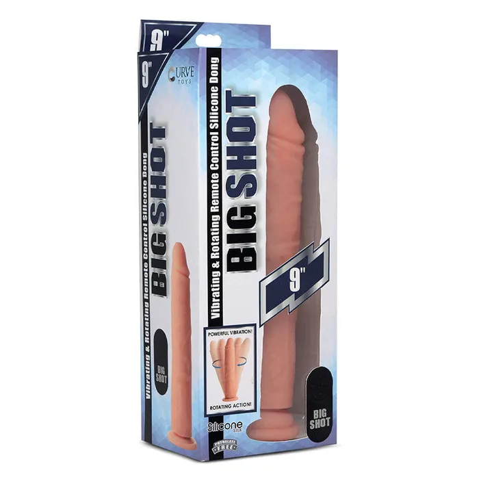 Curve Novelties Dildos Big Shot Silicone Twirling Dildo