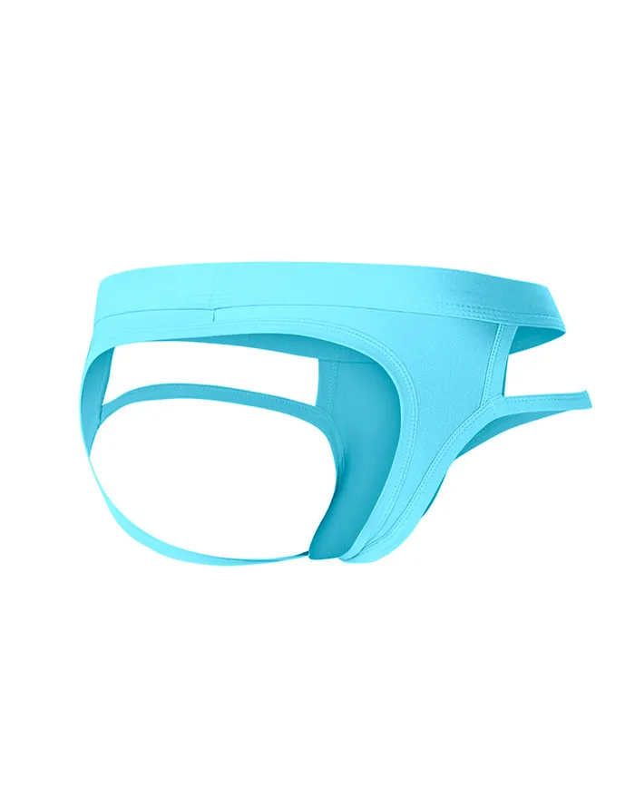 Cut4Men Vibrators | Cut4Men - Spandex Sexy Web Jockstrap - Turquoise