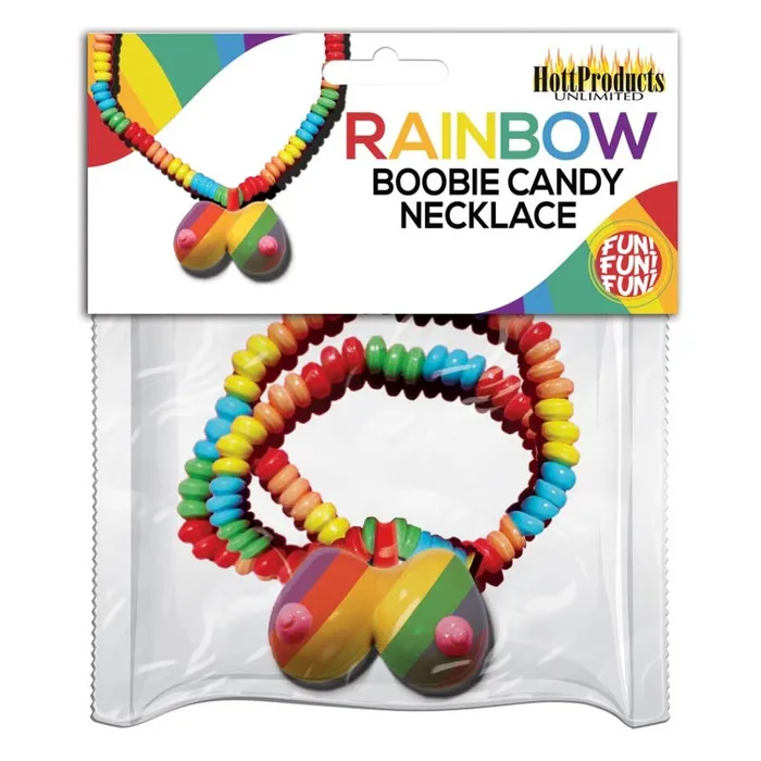 Dildos Hott Products Rainbow Boobie Candy Necklace