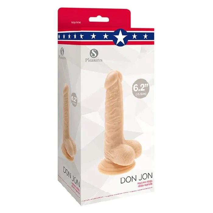 Dildos | S Pleasures Dildo S Pleasures Don Jon Beige (Ø 3,6 cm) Dildos | S Pleasures Dildo S Pleasures Don Jon Beige (Ø 3,6 cm)
