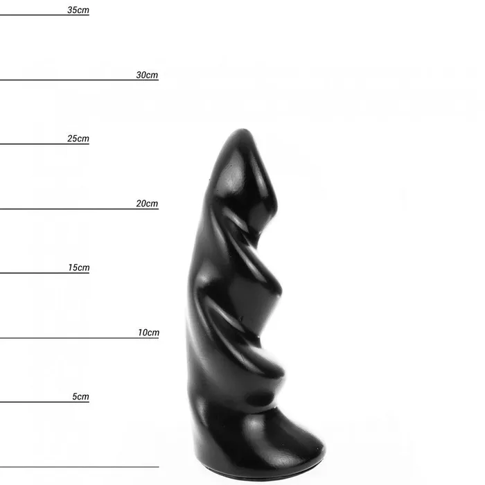 Dinoo - Dildo HUNG - Scyther 26 x 5,5 cm - Zwart | Dinoo Dildos