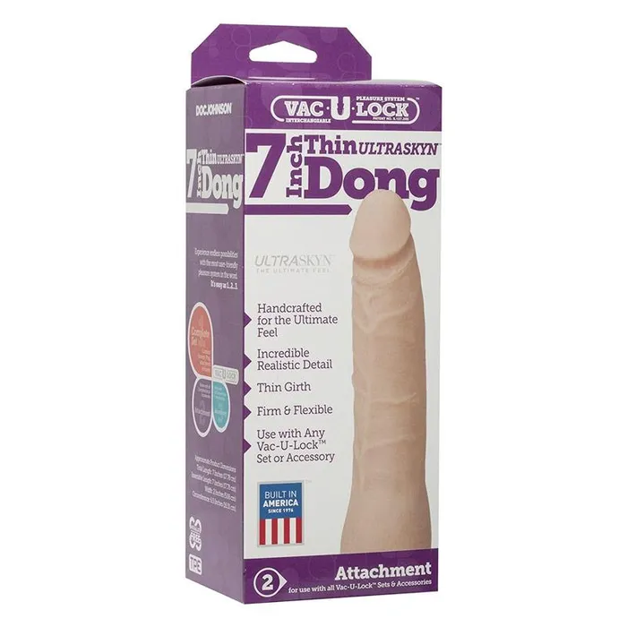 Doc Johnson Vac-U-Lock Thin Dong | Dildos Doc Johnson Vac-U-Lock Thin Dong | Dildos