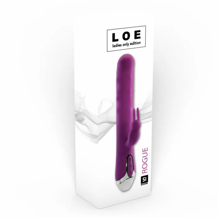Eden Novelties Female Sex Toys LOE Rogue Beaded Rabbit Vibrator