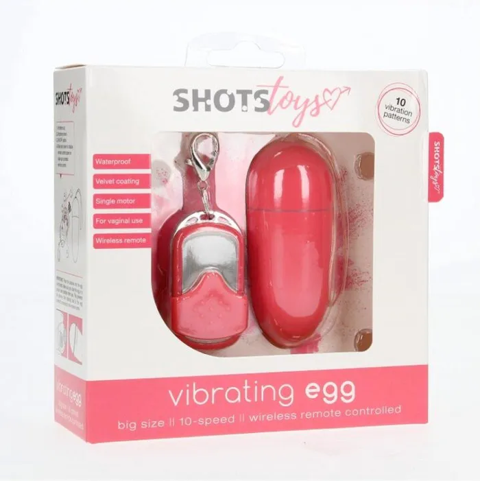 Erotiekvoordeel.nl Vibrators | Shots Toys - Vibrerend Eitje - Met Afstandsbediening - 10 snelheden - Roze