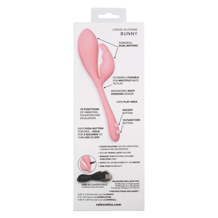 Female Sex Toys | California Exotic Elle Liquid Silicone Bunny Female Sex Toys | California Exotic Elle Liquid Silicone Bunny