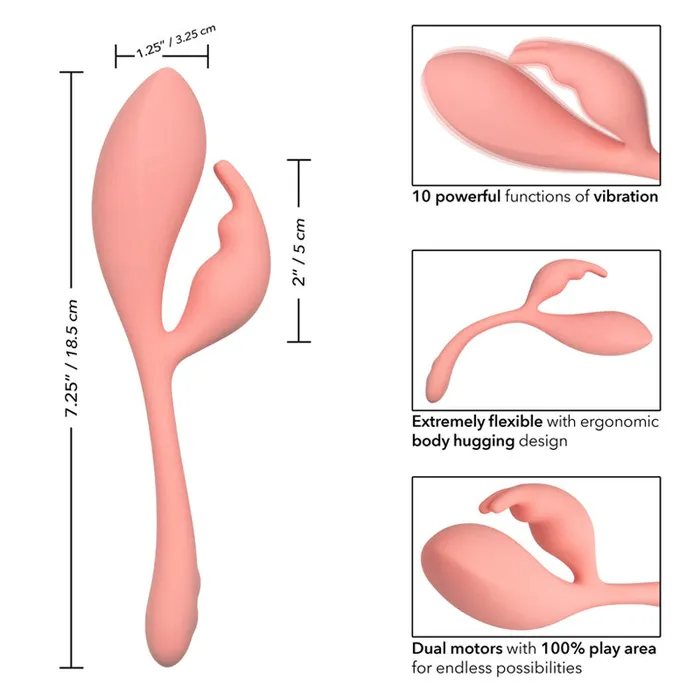 Female Sex Toys | California Exotic Elle Liquid Silicone Bunny Female Sex Toys | California Exotic Elle Liquid Silicone Bunny