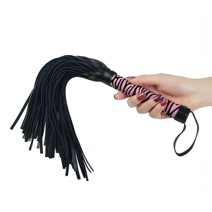 Female Sex Toys Lovetoy Frustino leggero con frange in pelle scamosciata manico zebrato Rosa Female Sex Toys Lovetoy Frustino leggero con frange in pelle scamosciata manico zebrato Rosa