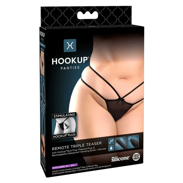 Female Sex Toys | Pipedream Hookup Panties Remote Triple Teaser Female Sex Toys | Pipedream Hookup Panties Remote Triple Teaser