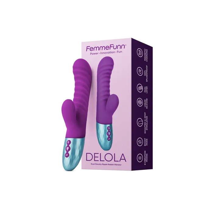 FemmeFunn Female Sex Toys | Vibratore Doppia Stimolazione FemmeFunn Delola Viola FemmeFunn Female Sex Toys | Vibratore Doppia Stimolazione FemmeFunn Delola Viola