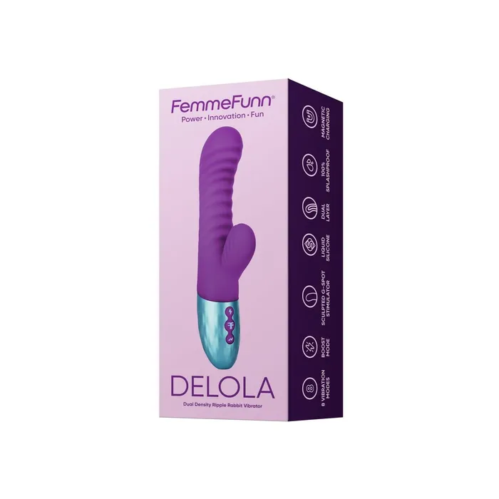 FemmeFunn Female Sex Toys | Vibratore Doppia Stimolazione FemmeFunn Delola Viola FemmeFunn Female Sex Toys | Vibratore Doppia Stimolazione FemmeFunn Delola Viola