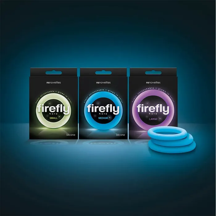 Firefly Firefly - Halo - Cockring - Glow-in-the-Dark Transparant | Dildos
