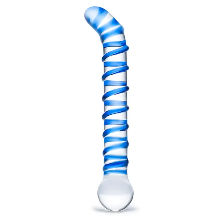Glas Mr. Swirly 6.5 Inch G-Spot Glass Dildo | Dildos