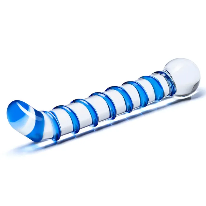 Glas Mr. Swirly 6.5 Inch G-Spot Glass Dildo | Dildos