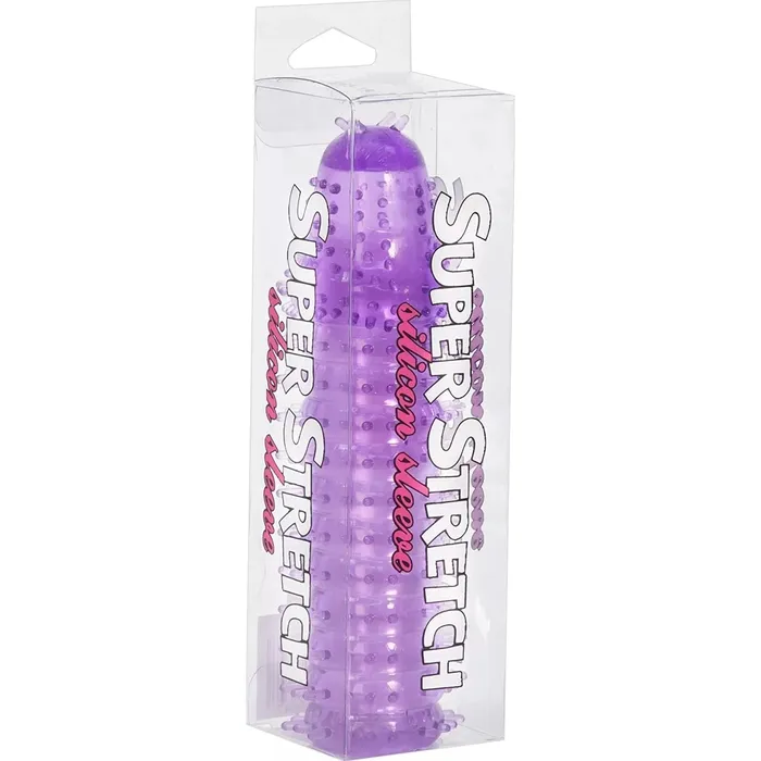 Guaina fallica con rilievi e nervature stimolanti - Silicone, Viola | You2Toys Female Sex Toys