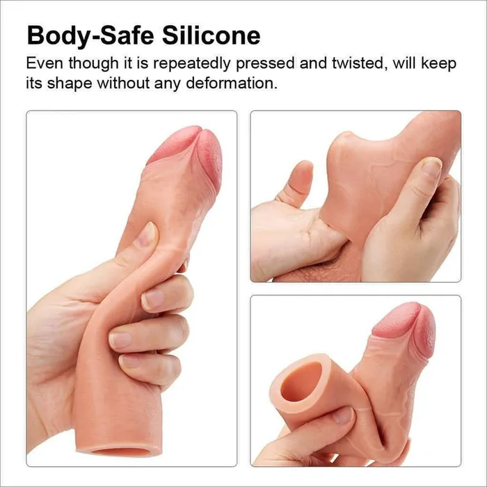 Guaina Super Extender 6.8'' - Rosa Carne | Lovetoy Female Sex Toys