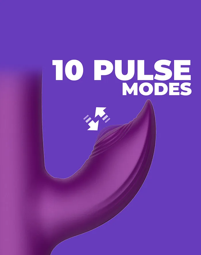 Intoyou Intoyou - Sendel - Rabbit Vibrator met Bewegende Kralenring en App Control - Paars | Female Sex Toys