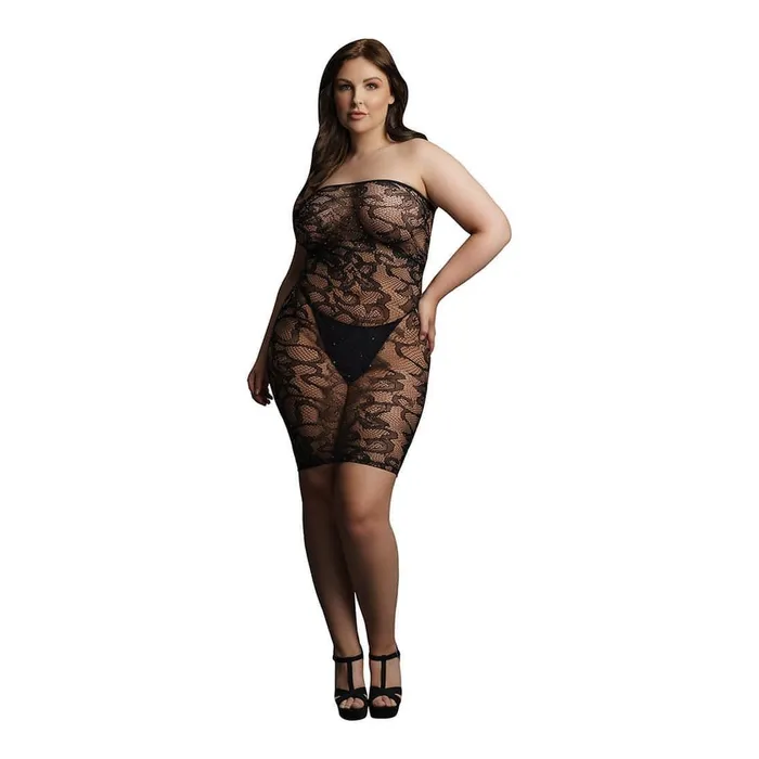 Le Dsir Anal Star Rhinestone Dress OSX Black