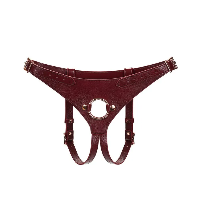 Liebe Seele Wine Red Exclusief Leren StrapOn Harnas Liebe Seele Female Sex Toys Liebe Seele Wine Red Exclusief Leren StrapOn Harnas Liebe Seele Female Sex Toys