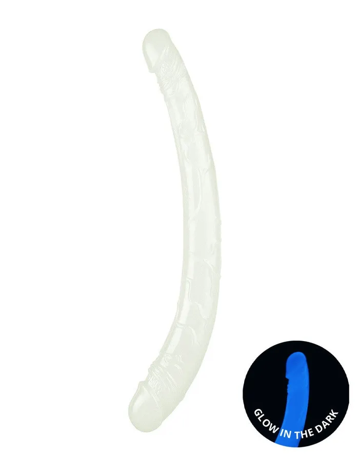 Lovetoy Dildos Lovetoy Lumino Play Dubbele Dildo 37 cm Glow In The dark