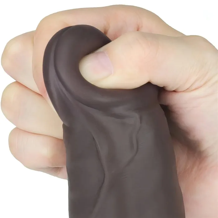 Lovetoy Female Sex Toys | Fallo Ultra Realistico con 10 modalità di vibrazione e rotazione - Silicone, Comando Wireless - Nero, 9''