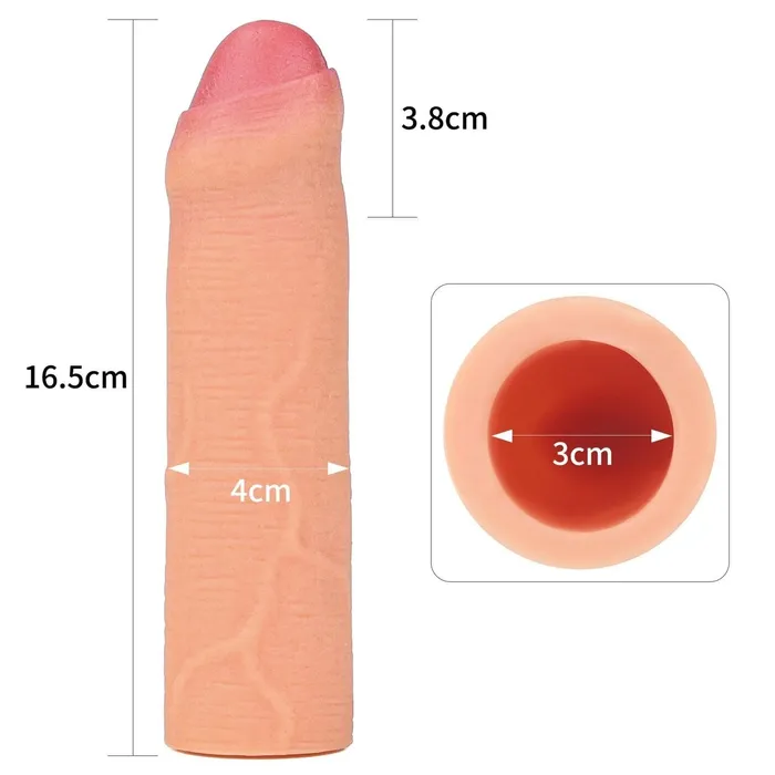 Lovetoy Female Sex Toys | Guaina Super Extender 6.5'' - Rosa Carne