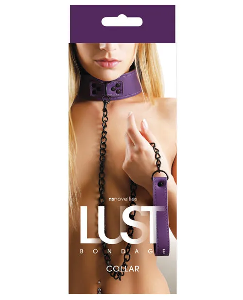 Lust Bondage Vibrators Lust Bondage Collar Purple
