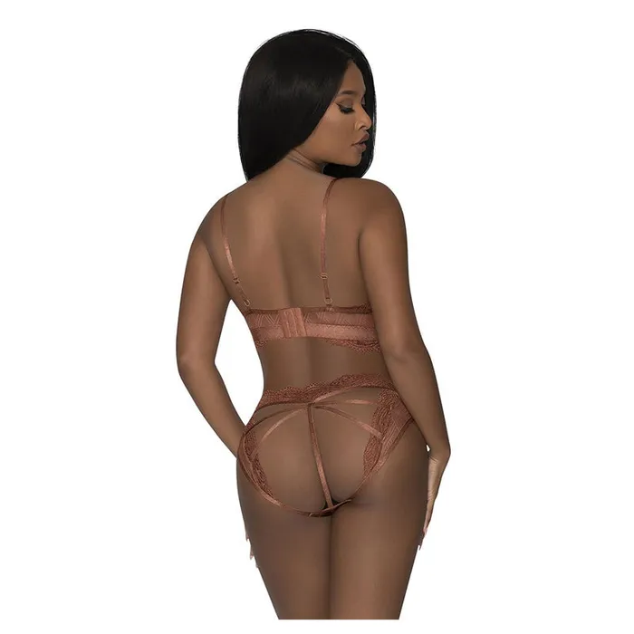 Magic Silk Female Sex Toys | Caramel Kiss Bralette And Open Back G Panty Magic Silk Female Sex Toys | Caramel Kiss Bralette And Open Back G Panty