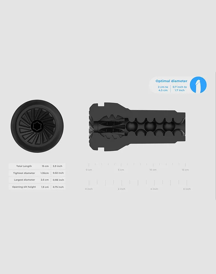 Male Sex Toys | Kiiroo - Pocket Stroker - Zwart - Kiiroo