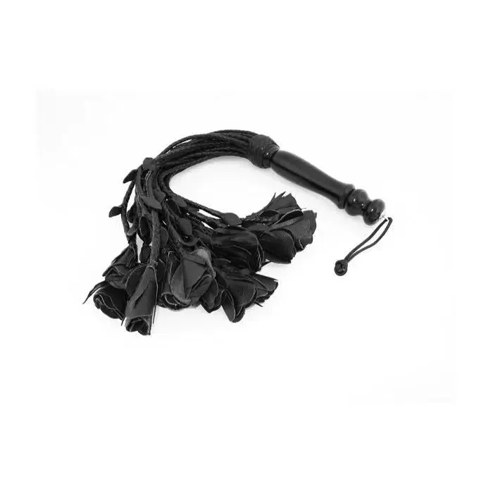 Mister B Vibrators Mister B Flogger Zweep Met Rozen Zwart