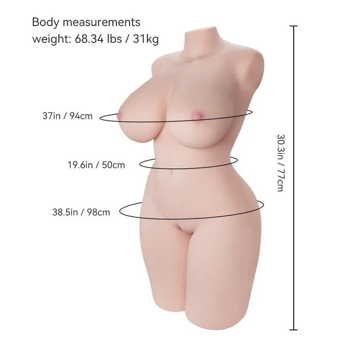 Monroe :68.34LB Plump Hot Sex Doll Fair | Tantaly Male Sex Toys