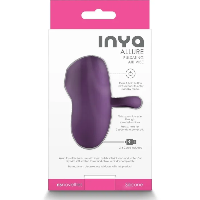 NS Novelties Vibrators | Inya Allure Succhiaclitoride da dita Viola