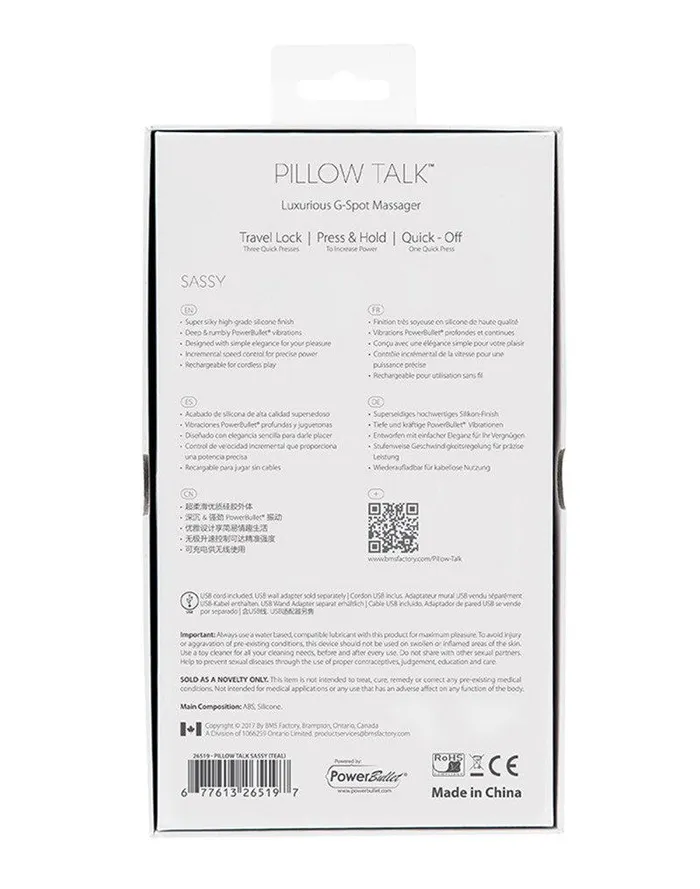 Pillow Talk Pillow Talk Sassy G-Spot Vibrator - Lichtroze | Vibrators