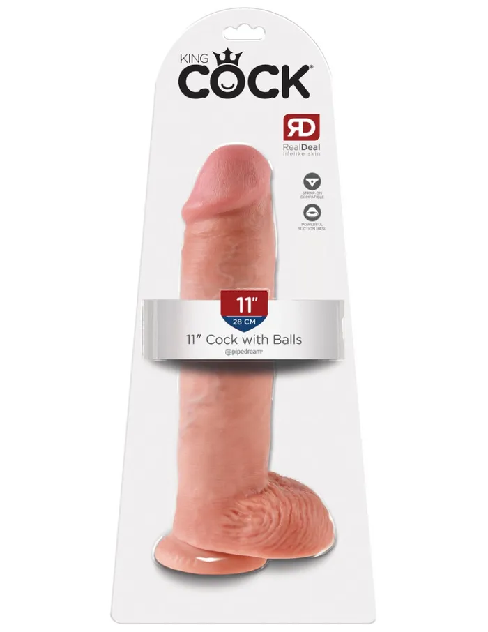 Pipedream Dildos | King Cock Dildo met Balzak – Realistisch, Krachtig en Veelzijdig