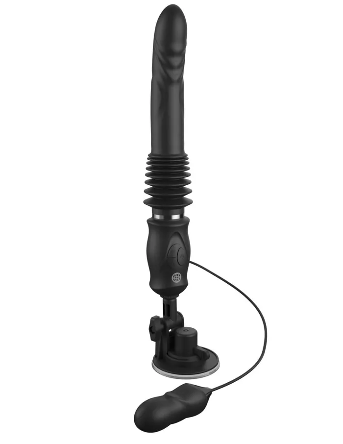 Pipedream Female Sex Toys Pipedream Fetish Fantasy Ultimate Silicone Thruster Stotende Vibrator met Handvat Zwart