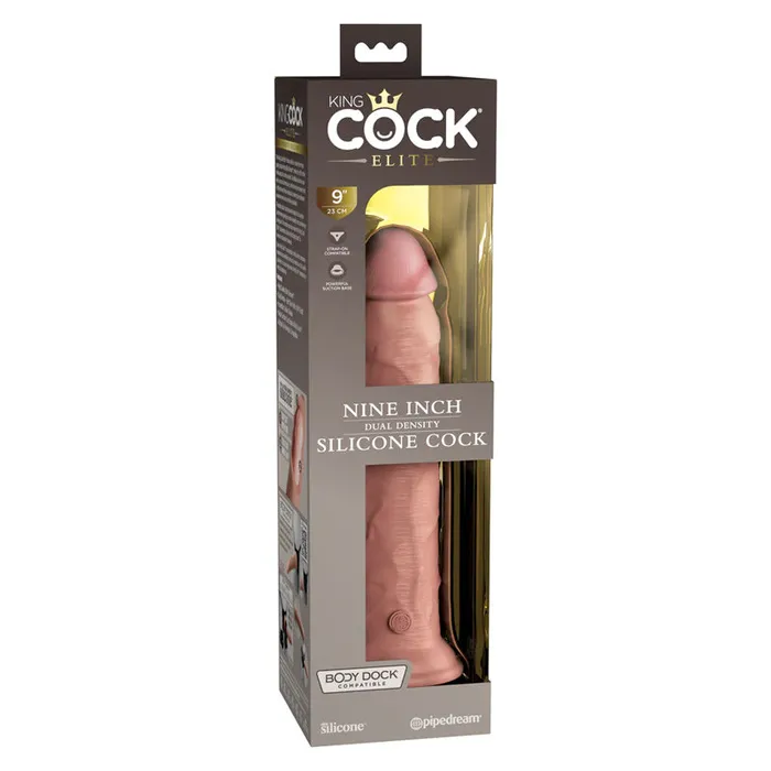 Pipedream King Cock Elite Dual Density Silicone Cock Female Sex Toys