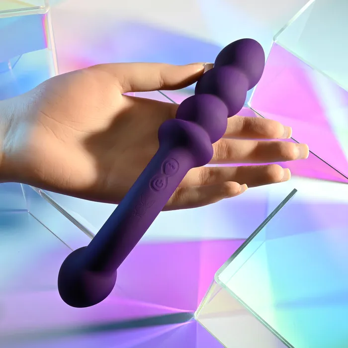 Playboy Vibrators | Vibratore Anale Cassini Nero Playboy Viola