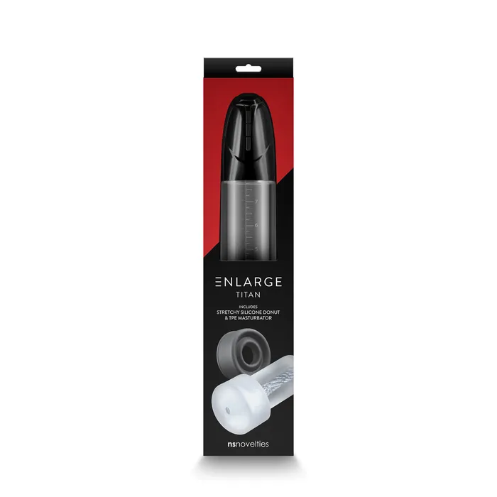 Pompa per Pene NS Novelties Titan Nero | NS Novelties Vibrators