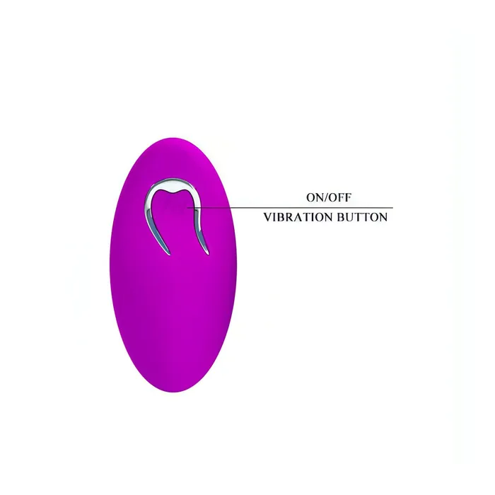 Pretty Love Female Sex Toys | Arvin, ovetto vibrante wireless - Viola, silicone