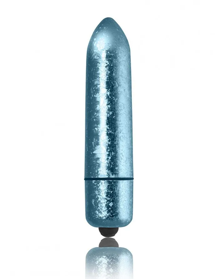 Rocksoff RO120MM Basis Vibrator Frosted Fleur Blauw Rocks Off Female Sex Toys Rocksoff RO120MM Basis Vibrator Frosted Fleur Blauw Rocks Off Female Sex Toys