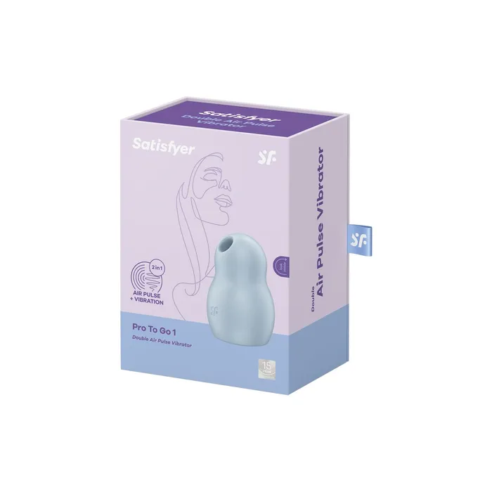 Satisfyer Vibrators | Succhia Clitoride Satisfyer Pro To Go 1 Azzurro