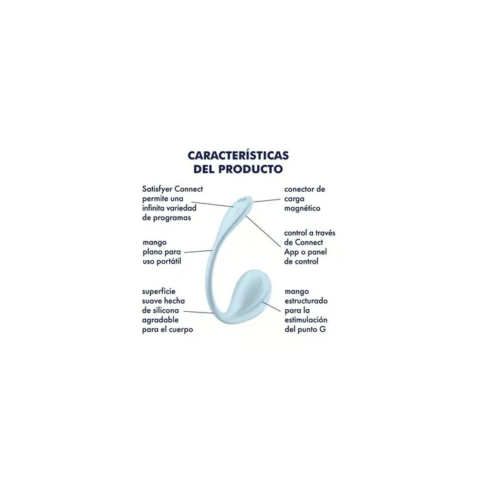 Satisfyer Vibrators | Vibratore per il Punto-G Satisfyer Azzurro Satisfyer Vibrators | Vibratore per il Punto-G Satisfyer Azzurro