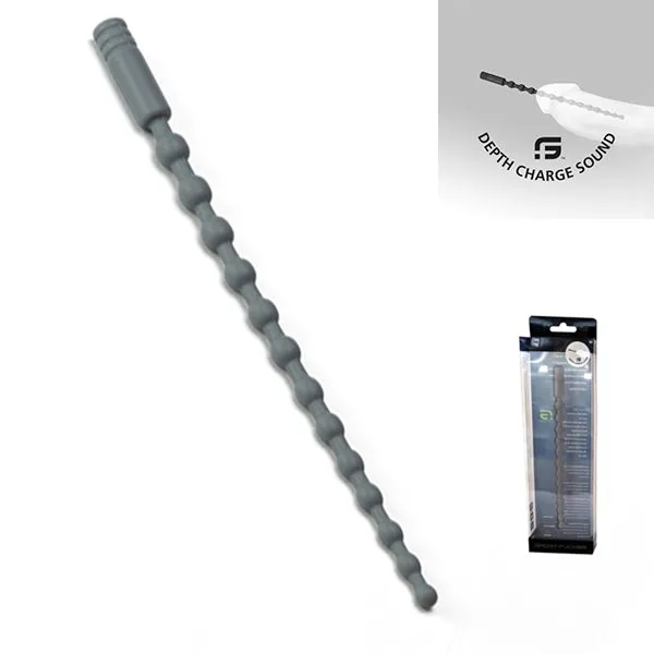 Sport Fucker Anal | Sport Fucker - Depth Charge Sound - Dilator - Lange Plasbuisplug - Grijs