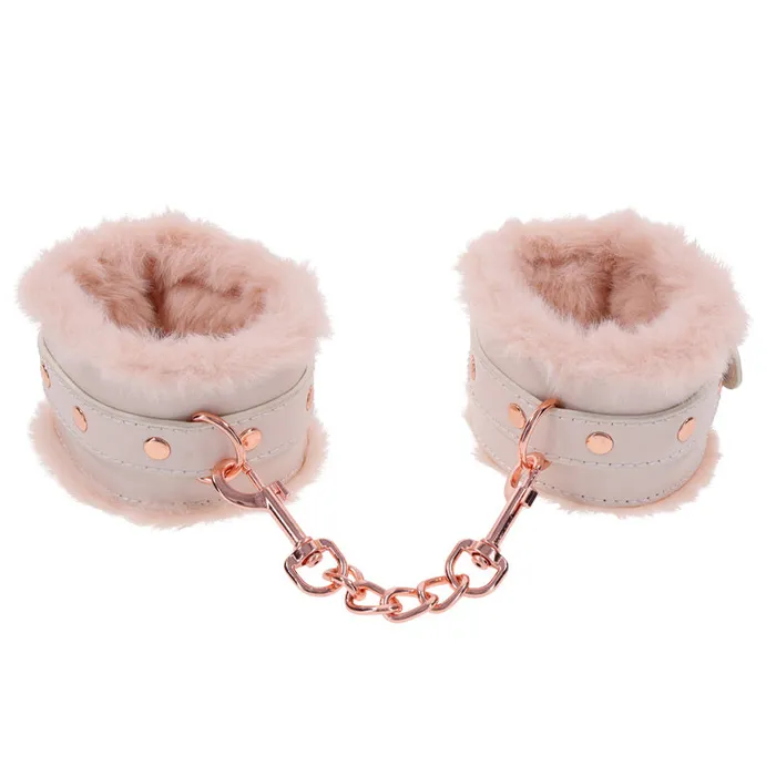 Sportsheets Peaches ‘n CreaMe Fur Handcuffs | Vibrators