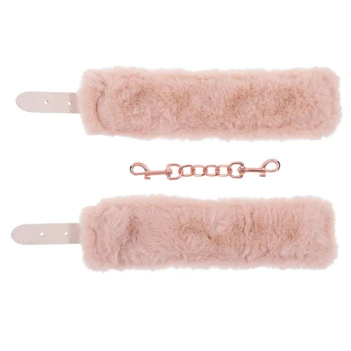 Sportsheets Peaches ‘n CreaMe Fur Handcuffs | Vibrators