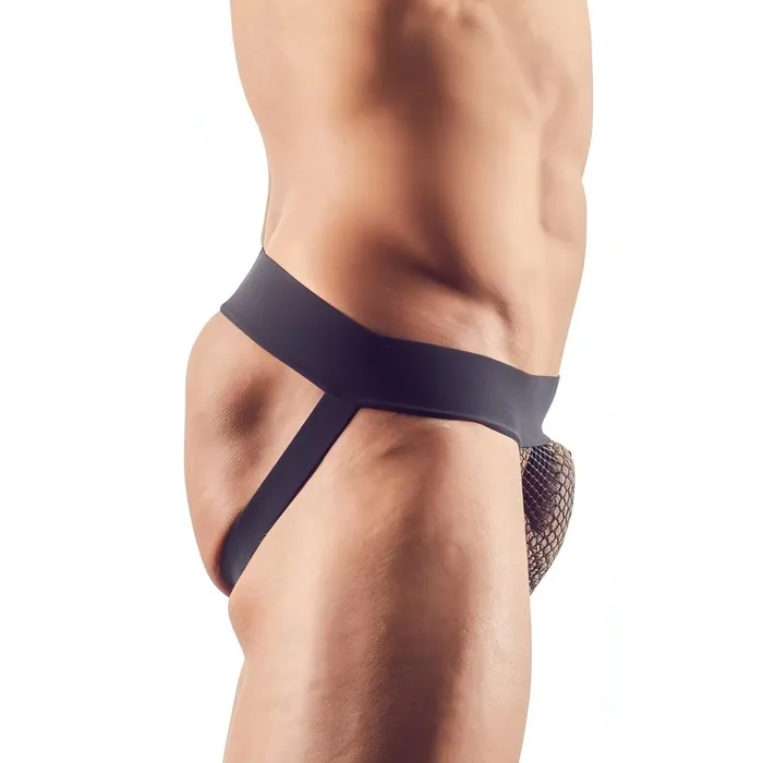 Svenjoyment Vibrators | Jockstrap a rete - Nero, Taglia L