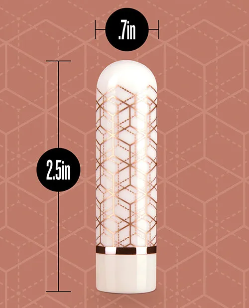 The Collection Vibrators | Blush The Collection Glitzy Geo Rechargeable Bullet - Rose Gold The Collection Vibrators | Blush The Collection Glitzy Geo Rechargeable Bullet - Rose Gold