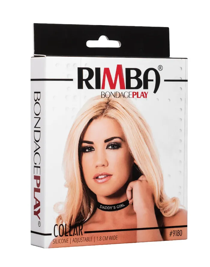 Vibrators | Rimba Rimba - Halsband - Collar Met Tekst - DADDY'S GIRL - Siliconen - Zwart