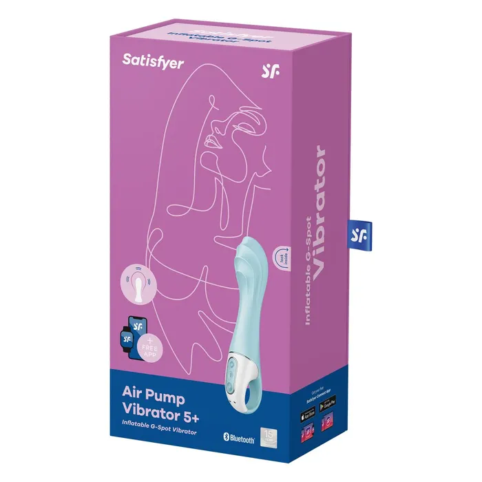 Vibrators | Satisfyer Vibratore Satisfyer Air Pump Vibrator 5 Azzurro Vibrators | Satisfyer Vibratore Satisfyer Air Pump Vibrator 5 Azzurro